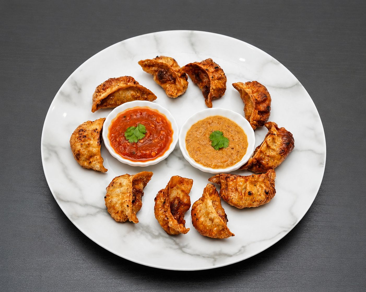 Fried vegetarian momo