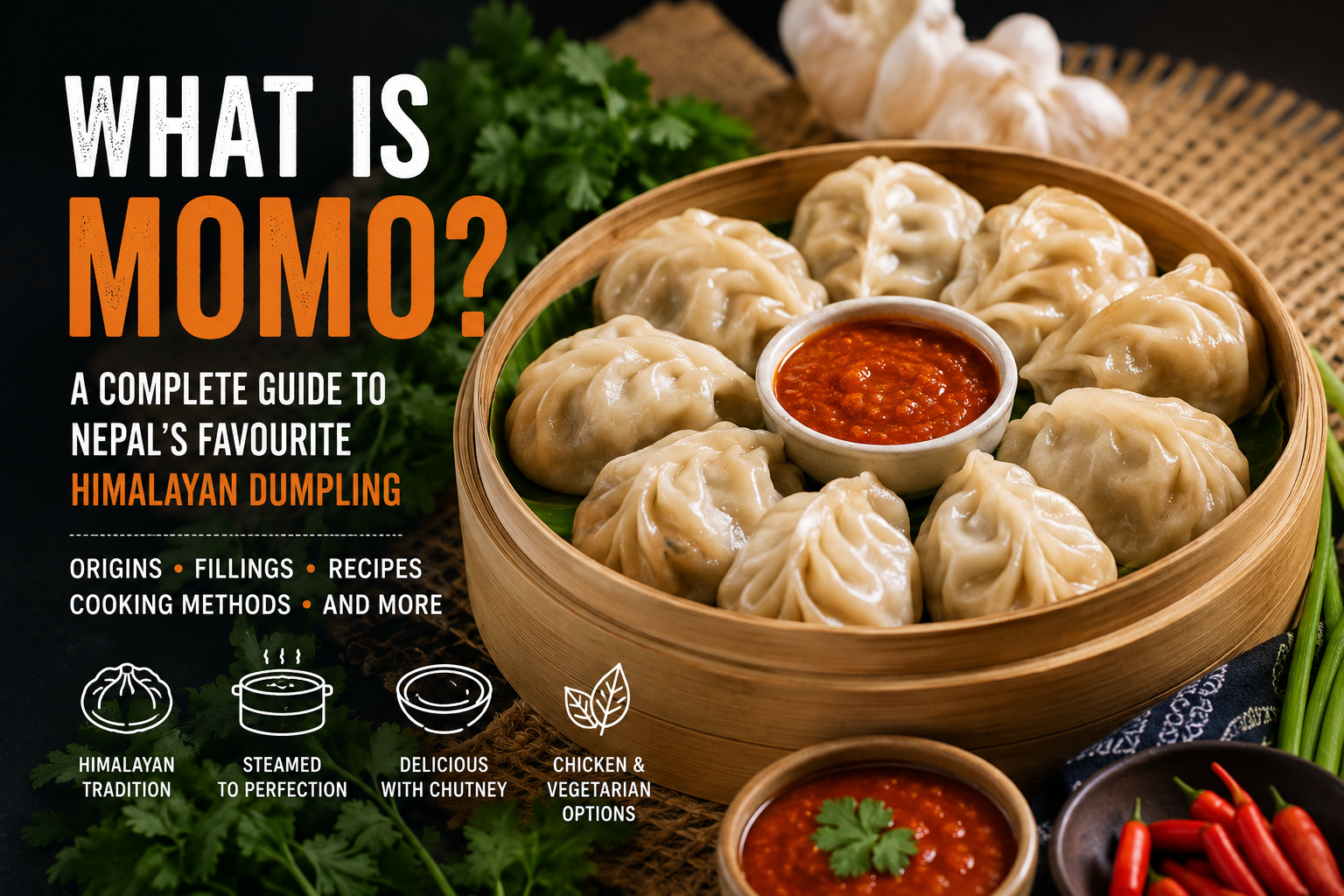 Read more about the article What Is Momo? A Complete Guide to Nepal’s Favourite Himalayan Dumpling